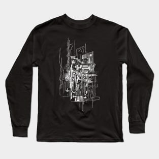 Abstract doodle art Long Sleeve T-Shirt